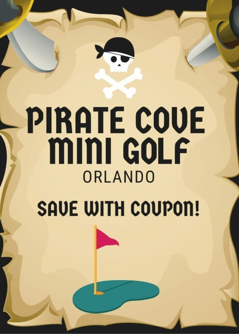 Pirate Cove Mini Golf Orlando Coupons Green Vacation Deals